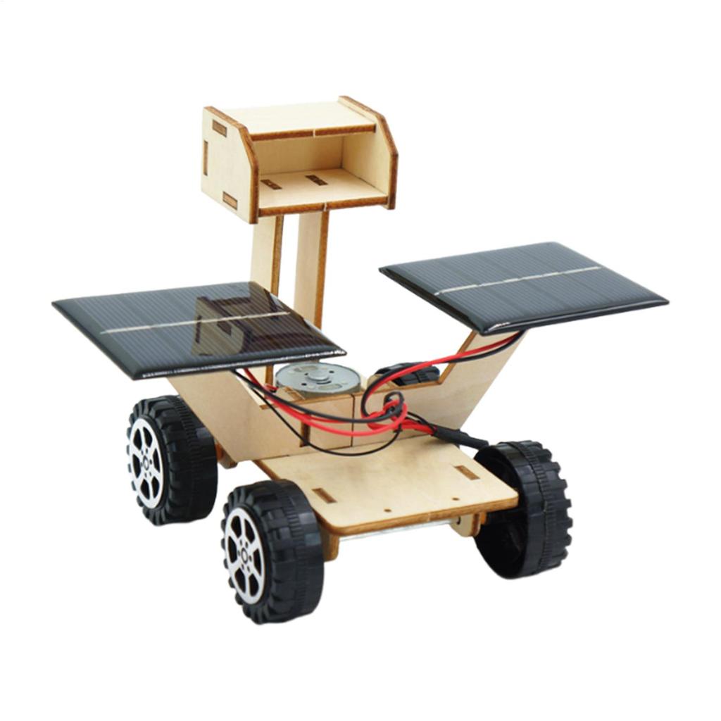 STEM Solar Robot Kit Build Your Own Lunar Rover, Educational Science Toy for Kids To Learn Engineering, Classroom & Home