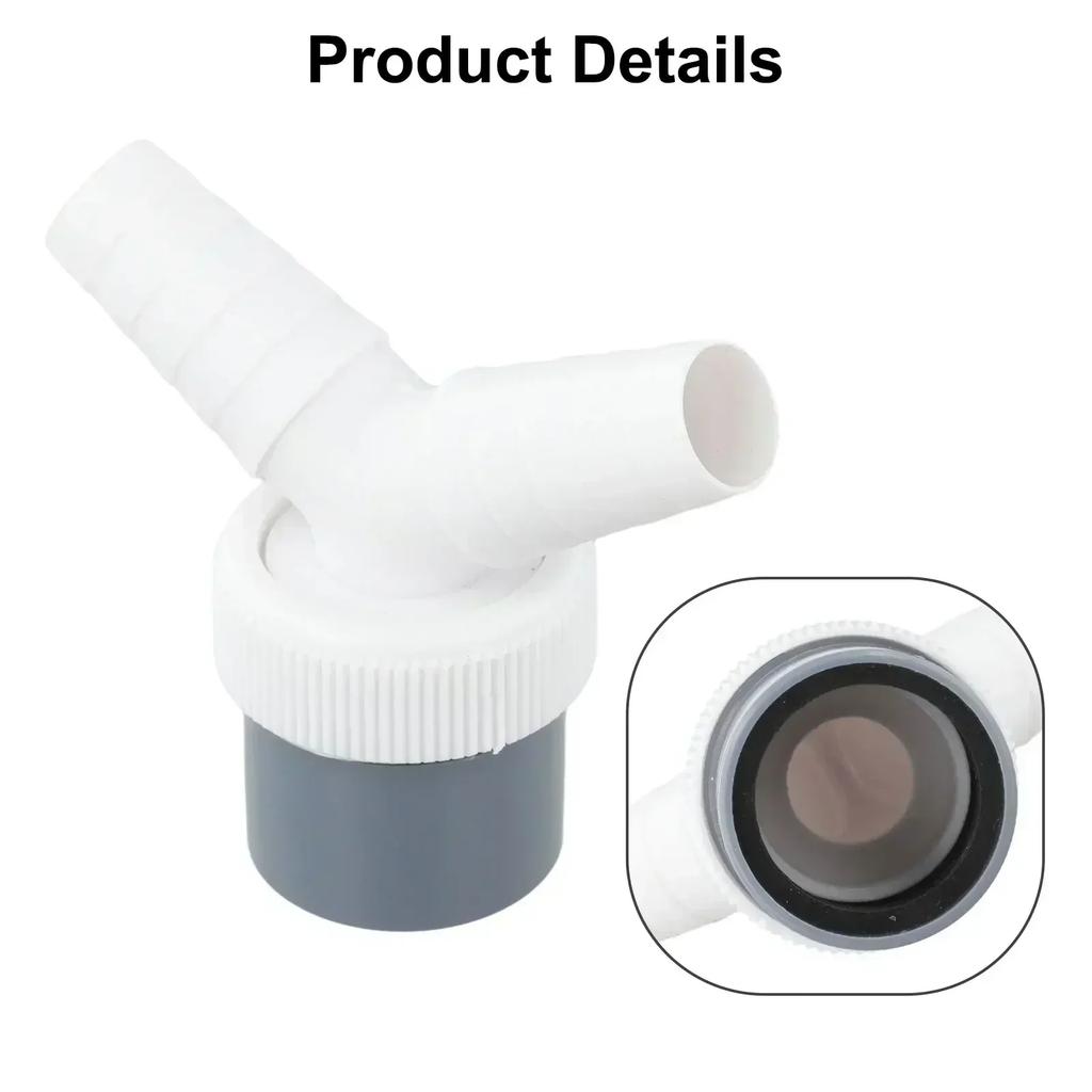 Efficient Plumbing Drain Adapter Easy Installation Drain Fitting Drain Versatile Use Clog Prevention PVC Material