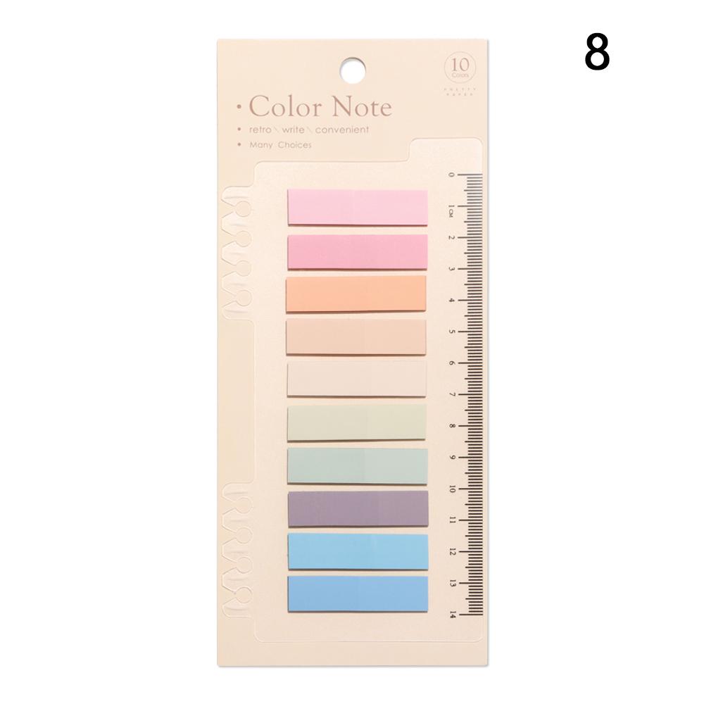 60/120/200pcs DIY Novelty Tab Strip Index Flags Bookmark Label Sticky Notes Loose-leaf Memo Pad Paster Sticker