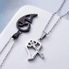 Fashion Key Splicing Couple Necklace Niche Design Love Valentine's Day Gift Couple Jewelry