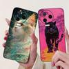 For Infinix Note 12 Pro 4G Case X676B Silicone Cute Cat Fashion Flowers Painted Cover For Inifnix Note 12 Pro Phone Case Bumper