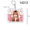BLACKPINK Acrylic Double-Sided Keychain: Lisa, Jisoo, Jennie, Rosé
