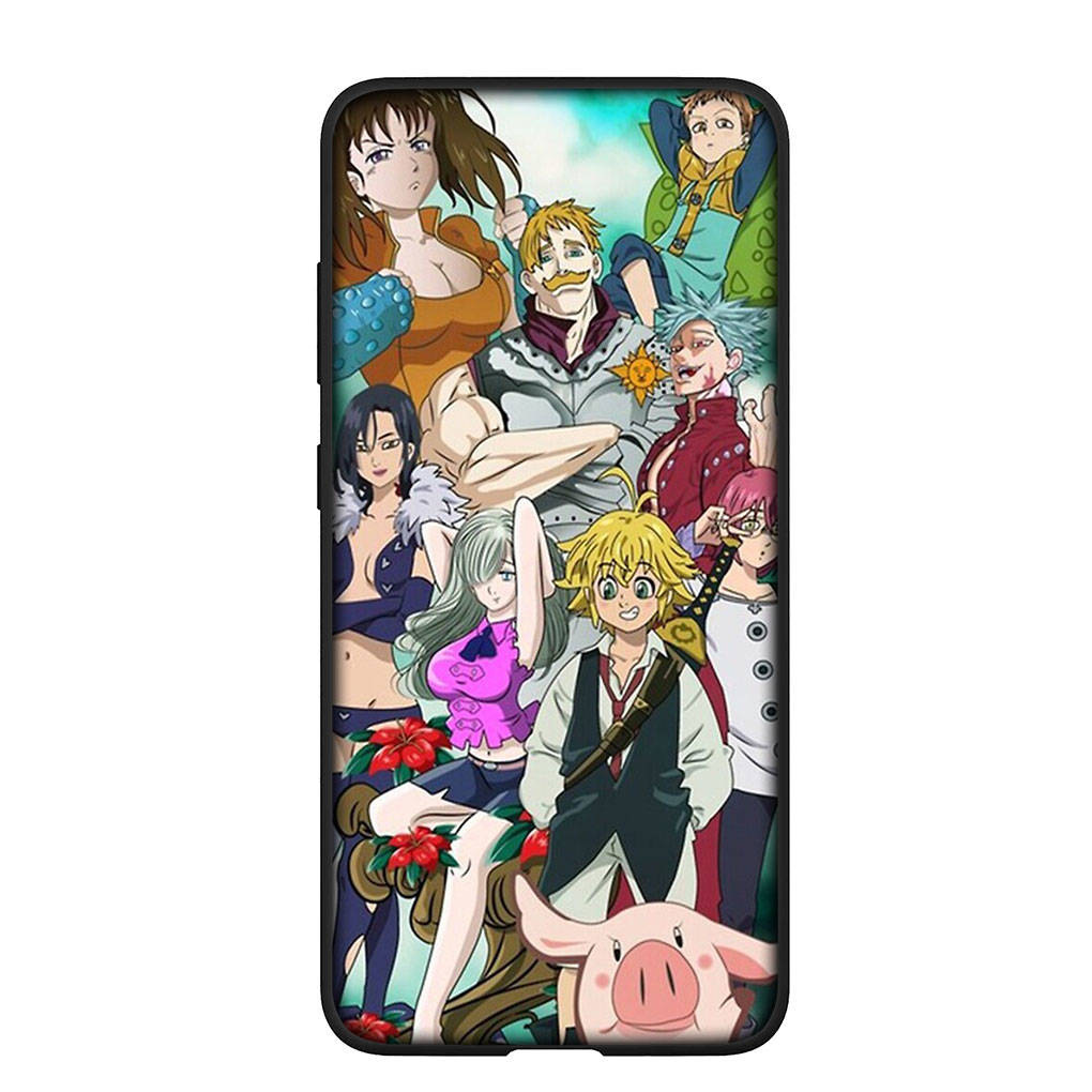 Phone Case for Samsung Galaxy S25 S24 S23 iPhone 16 15 Xiaomi Redmi Note 14 13 12 16E X 11 Pro Max OPPO Moto Huawei Cartoon Seven Deadly Sins Meliodas
