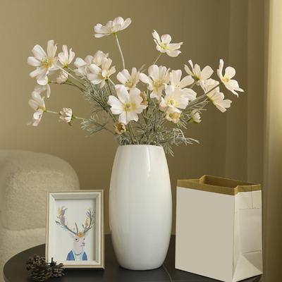Cosmos Bipinnatus Artificiale Resistente ai Raggi UV Finta Seta Fiore Galsang Casa Ufficio Matrimonio Festa Interno Esterno Finta Fioritura Decorazione