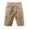 Taktische Outdoor-Arbeitskleidung Sommer Herren Slub Leinen Strand Casual Shorts