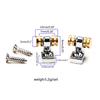 2 Pcs Guitars Roller String Trees Durable Standard Guitar String Guide Retainer with Screws Electric Guitar Accessories