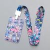 Disney Porta-Cartões e Alça de Identificação Stitch - Poliéster Resistente a Arranhões Perfeito para Crachás Escolares, Ônibus, Cartões de Jantar, Presentes de Aniversário