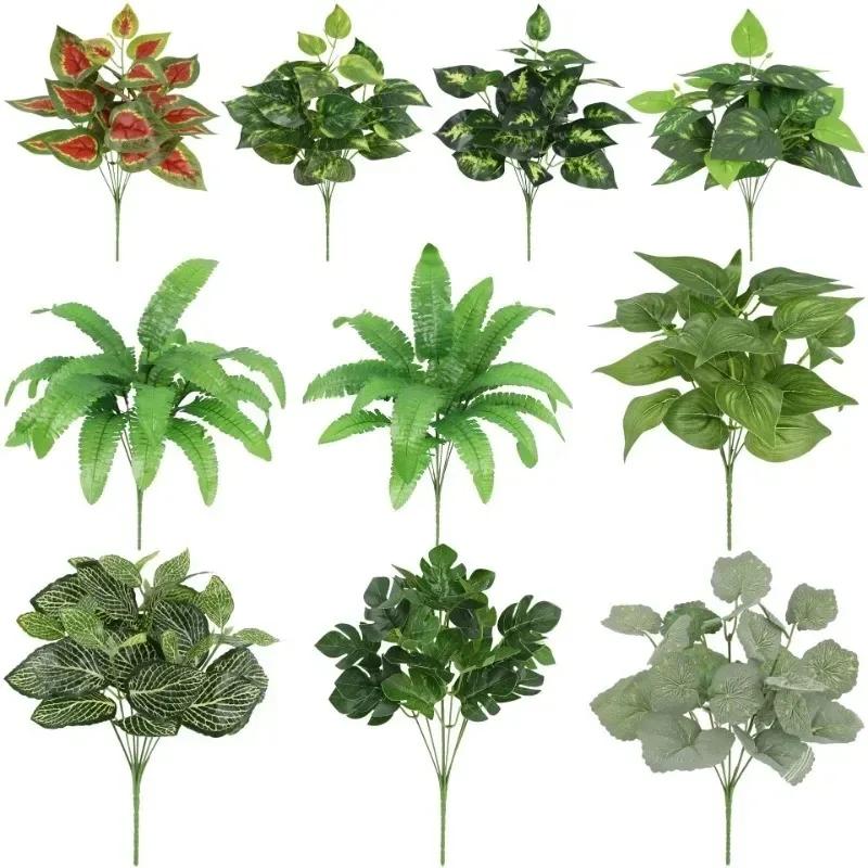 Artificial Plant Desktop Decoration Fake Green Plant Accessories Plastic Flowers Outdoor Decoration Wedding Venue Layout