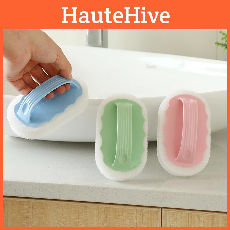 Grip Bathtub Comfort Scrubber With Thick Sponge For Deep Surface Cleaning Tool