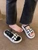 Thick-soled Sandals Summer Shoes Fairy-like Style Versatile Flip-flops