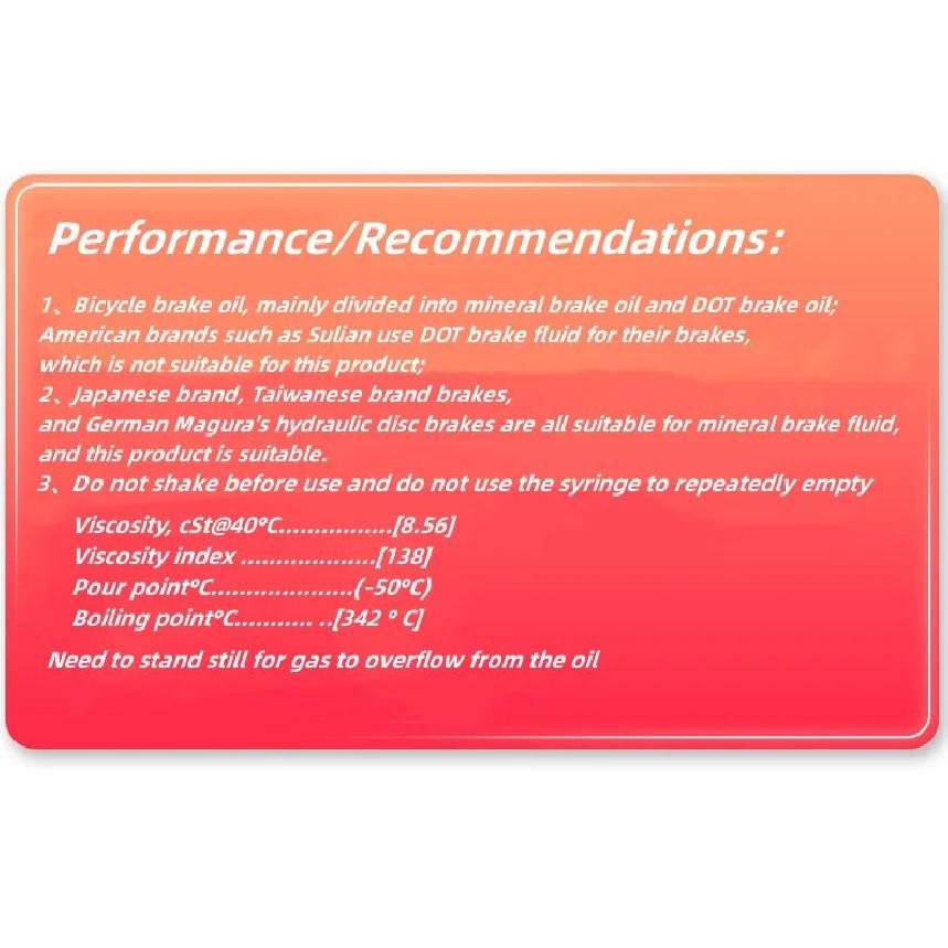 LEBYCLE Mineral Oil Brake Fluid for Mountain Bikes - Compatible Change Flush and Fill Your Bike Brakes with Ease