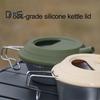 Silicone Camping Sierra Cup Lid High Low Temperature Resistant Portable Universal Outdoor Salad Bowl Tea Coffee Hand Pot Cover