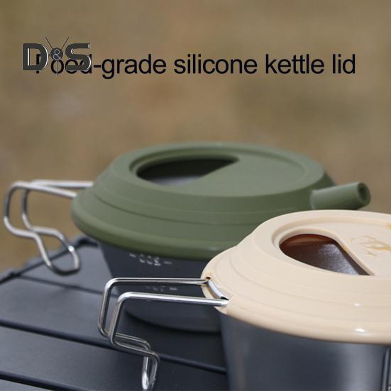 Silicone Camping Sierra Cup Lid High Low Temperature Resistant Portable Universal Outdoor Salad Bowl Tea Coffee Hand Pot Cover