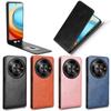 Leather Flip Cases For ZTE Blade A75 5G / Nubia Focus / Nubia Calf Up And Down Flip Cover PU Leather Durable Protective Cover
