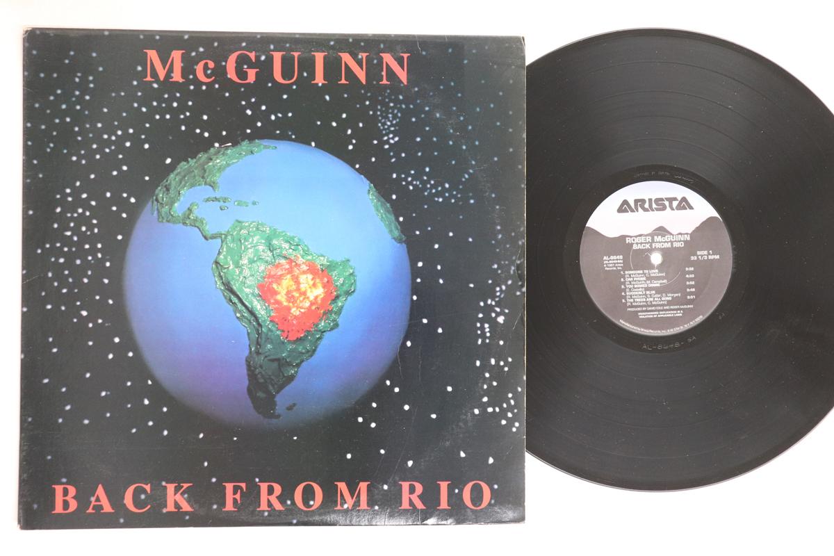 

LP Record ROGER MCGUINN - Back From Rio AL8648 ARISTA 1991 US Rock Used