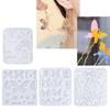 Personalized Butterfly Shaped Earrings Mold Epoxy Crystal Silicone Molds Customized Earwear Mould Jewelry Making Tool