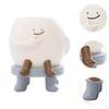 Cartoon Resin Flower Holder Ornament Collectible Pot Decorative Planter for Office Party Entryway
