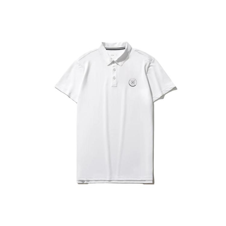 Li Ning Wade Collection Polo Shirts Men s Polo Collar Moderate Straight Fit APLR023-2 L