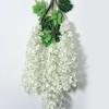 12pcs Long Branches Simulated Wisteria Hanging Trailing Flower String Silk Flower  Garland Display