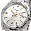 Casio MTP-1302D-7A2V Analog Quartz Men's Watch, Silver Metal Band