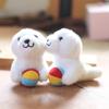 Adorable Seal Plush Toy Soft Stuffed Animal Keychain Cartoon Bag Charm