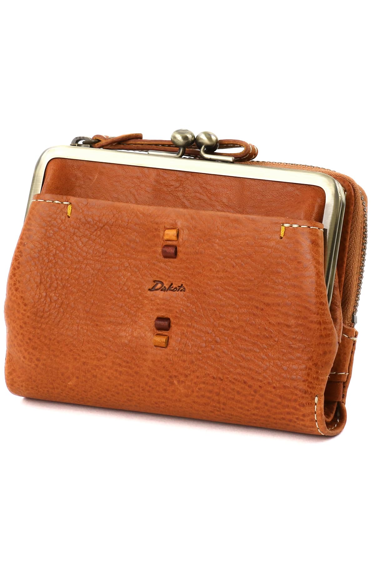 

Bifold Wallet Genuine Leather Brown [Dakota] Women s DA-31701-40 коричневий