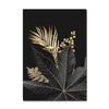 Abstract Golden Leaf Plant Wall Art Canvas Painting Nordic Posters and Prints Wall Pictures for Living Room Modern Home Decor