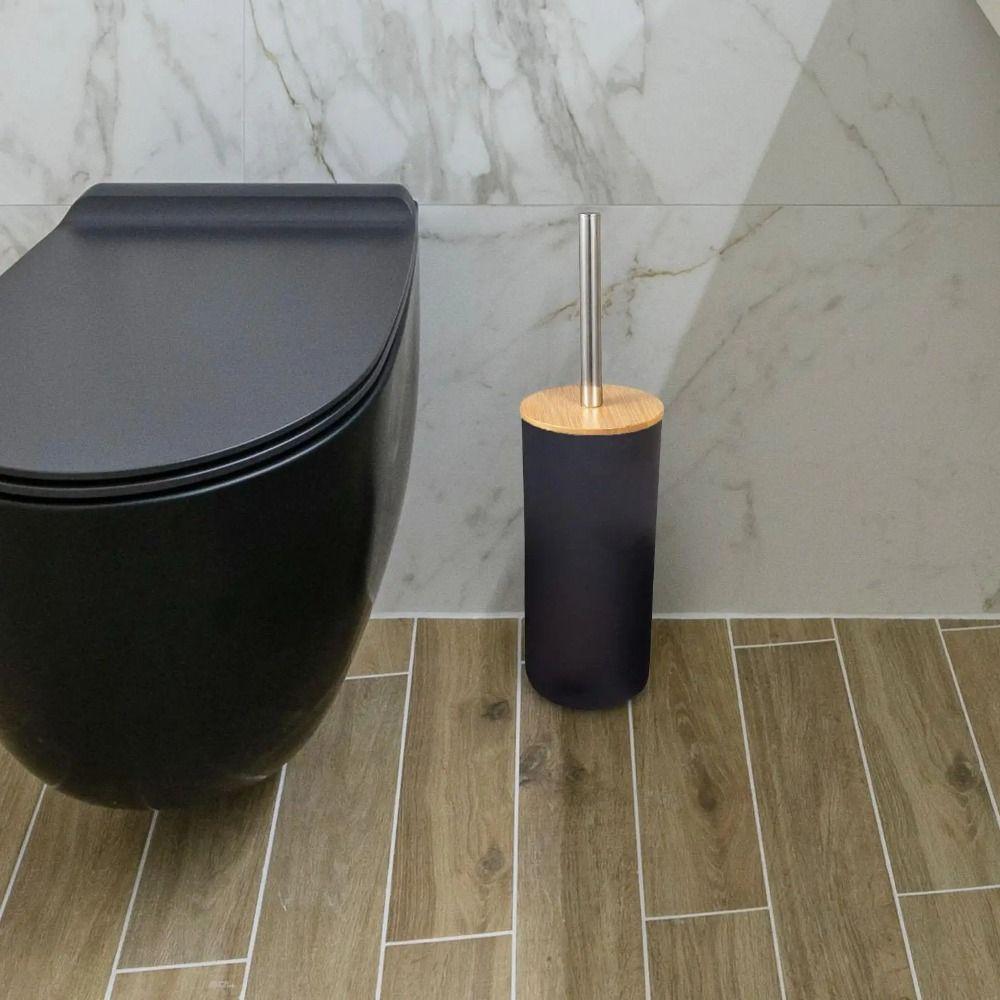 Standing Base Toilet Brush Set Long Handle Toilet Rim Cleaner Brush  Bathroom Use