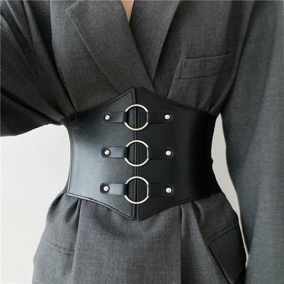 Waist Cinching Abdominal Belt Wide Waistband Adjustable Waist Belt For Women Shirt Skirt Decoration Accessories
