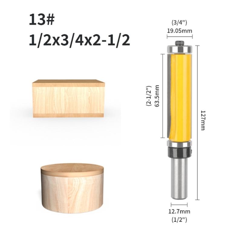 High Performances Engraving Router Bit with Various Profile 1/2inch Shank for Wood Plastic Composite Materials
