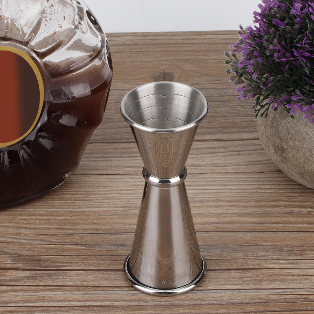 30 45ml Stainless Steel Wine Cocktail Shaker Double Jigger Bartending Measuring Tool Bar Accessories