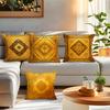 Goldene Persische Teppich Kissenhülle Bedrucktes Polyester 40/45/50cm Zierkissenbezug Dekorative Sofa Kissenbezug Wohnkultur