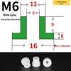 T-förmige Nylon-Dichtungsscheibe M3-M35 Gewinde Isolierabstandshalter