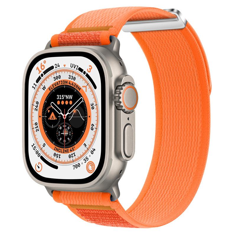 

Trail Loop для Apple Watch ремешок 49 мм 44 мм 40 мм 45 мм 41 мм 42 мм 38 мм браслет Correa iWatch Ultra series 8 se 7 6 5 3 ремешок Ultra 49mm оранжевый