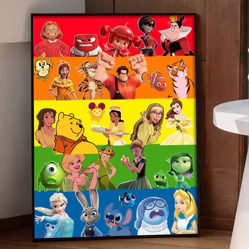 Disney Diamond Painting Kit Classic Cartoon Characters Home Decor Craft Perfect Gift Idea Diamond Art