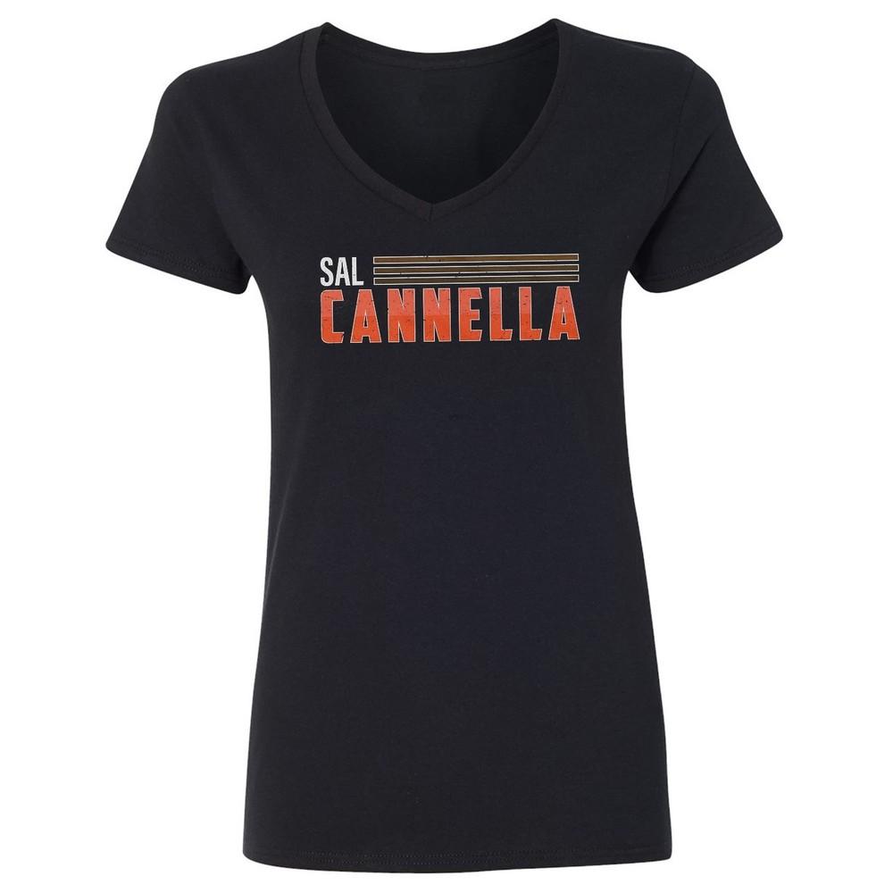 Cannella Tribute Retro Design - Cleveland Fans Ladies  V-Neck Tshirt Unisex T-Shirt XXXL