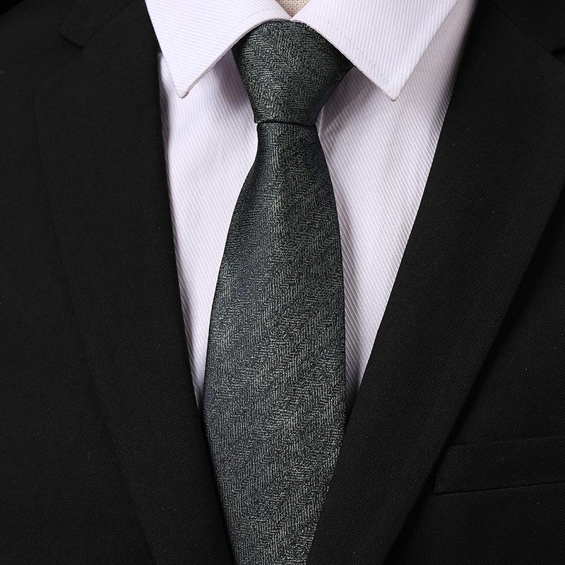 Fashion Versatile Casual Men And Women Retro Hong Kong Style Business Dress Groom Wedding Korean Version 8Cm Hand-Patterned Tie
