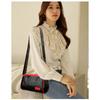 Vintage Embossed Multi Pocket Shoulder Crossbody Bag