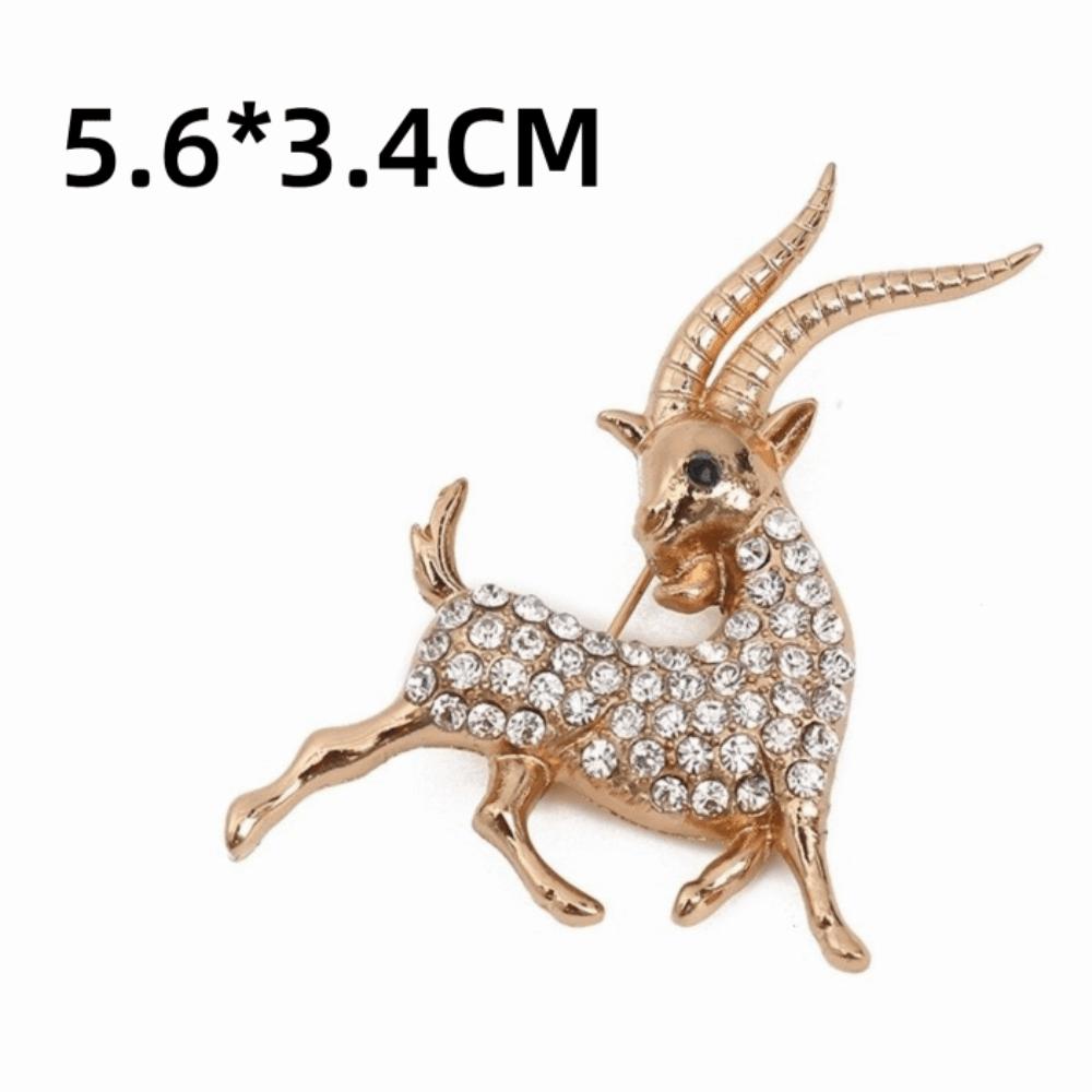 Alloy Animal Series Brooch Korean Style Sheep Lapel Pin Lapel Collar Scarf Decoration