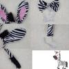 Animal Zebras Headbands Zebras Bowtie Cartoon Ears Hair Hoop Zebras Tail Headwear Party Cosplay Photography