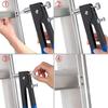 M3/M4/M5/M6/M8 Threaded Rivet Nut Kit 86Pcs Hand Riveter With Mandrel Complete Hardware Installation Repair Tool Set