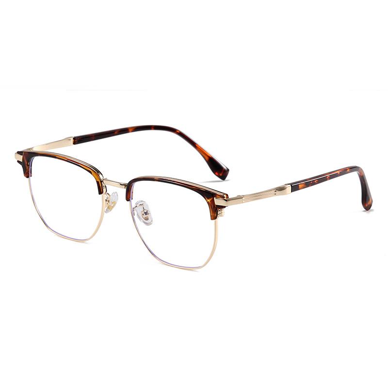 

Оправа Черное Золото Защита от Синего Света Студенческие Очки для Близорукости Женские Мужские Квадратные Оправа для Очков по Рецепту 0 -0.5 -0.75 До -6.0 0