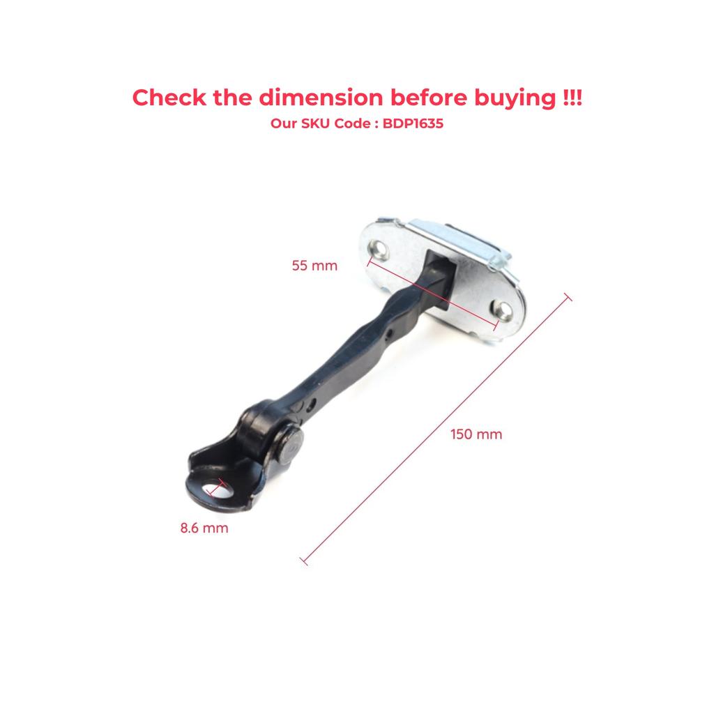 BDP1635 Front Door Stop Check Assy Limiter Strap for Nissan Micra MK4 K13 K13K K13KK 2011-2022 804301HB0A