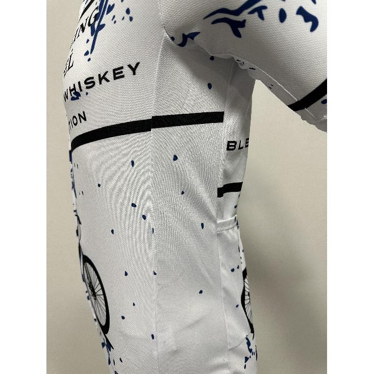 Męska koszulka rowerowa z zamkiem i nadrukiem, szybkoschnąca, odprowadzająca wilgoć, oddychająca, z krótkim rękawem, koszulka MTB na rower górski, do sportów rowerowych