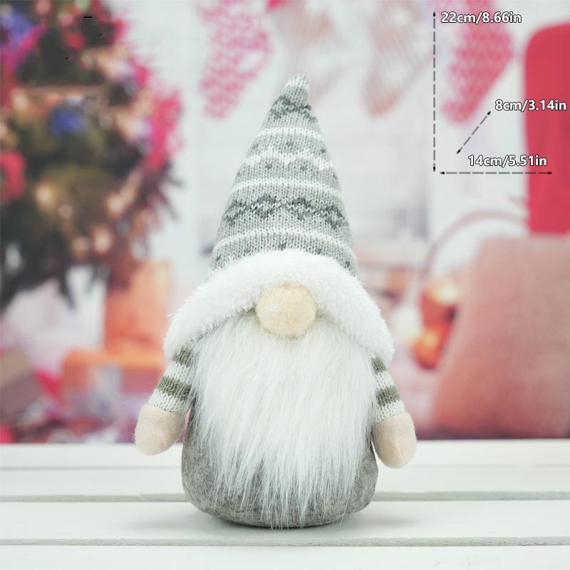 Xmas Gifts Santa Claus Pendant Glowing Gnome New Year Christmas Faceless Doll Merry Christmas Navidad Natal Gift Ornament