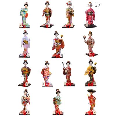 30cm Handgefertigte Japanische Geisha Kimono Puppen Figur Zeigt Traditionelle Kultur Ideal für Heimdekorationen Sammler