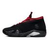 Pantofi sport pentru femei Air Jordan 14 Retro Low Red Lipstick Negru metalic-argintiu Gym-Roșu DH4121-006