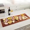 In-Stock Wooden Cutting Board with Handle: Large Dessert, Snack, Bread, Vegetable Tray