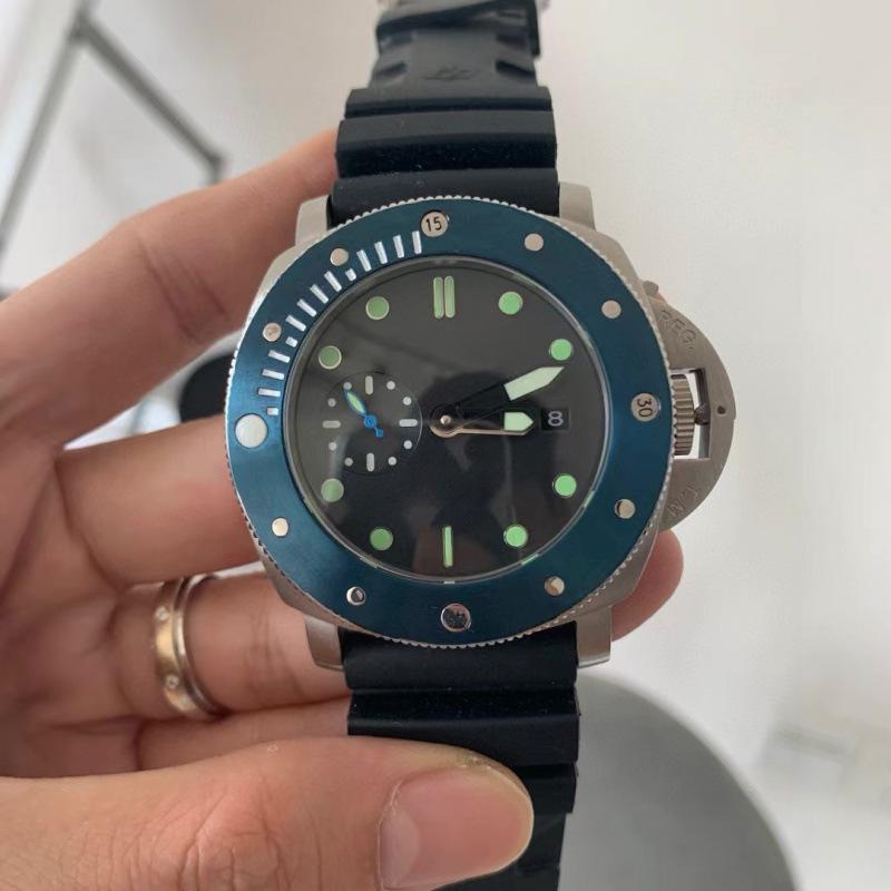 

Чоловічий дайверський годинник Panerai Luminor 1404 Series PAM1391/1565 з нейлоново-гумовим ремінцем
