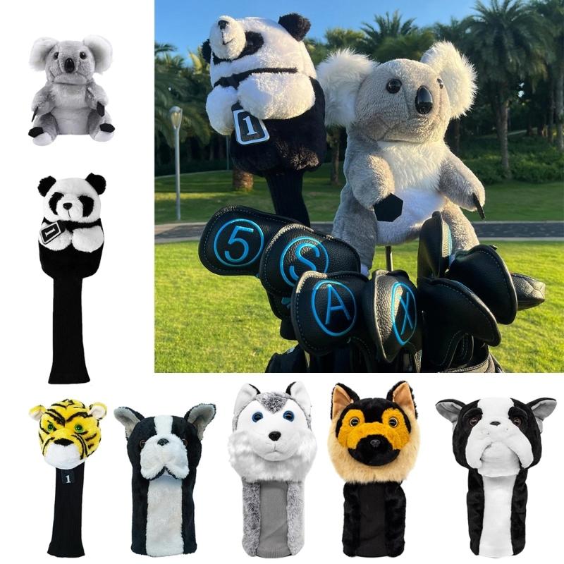 Plush Golfing Driver Headcover  Plush Golfing Driver Headcover Golfing Wood Head Cover Golfing Club Accessories